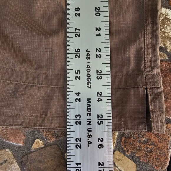 The North Face Womens Brown Ripstop Long Shorts Size 4 Lightweight Outdoor Wear - Picture 10 of 12